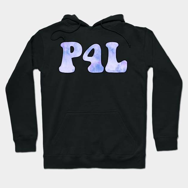 Tie Dye Purple Pogue 4 Life / P4L Hoodie by cartershart